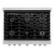 Alt View 1. ZLINE - 36 in. Wide 6 Burner Paramount Gas Range and Convection Oven (SGRS-WM-36) - Stainless Steel/White Matte.