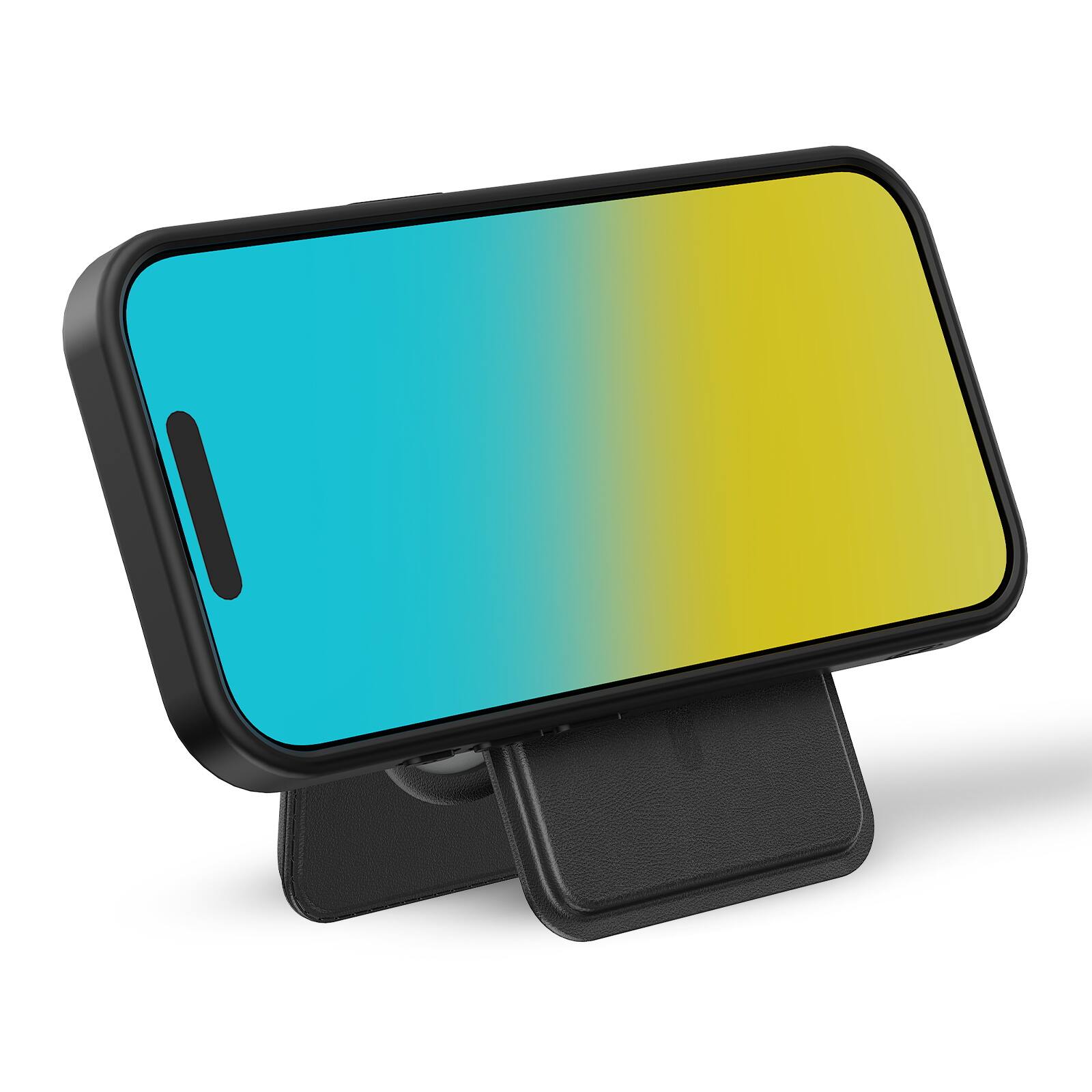 Alt View 2. BASELINE - InFrame MagSafe Case with Kickstand + MagStash Wallet Folio for Apple iPhone 16 Pro Max - Black - Black.