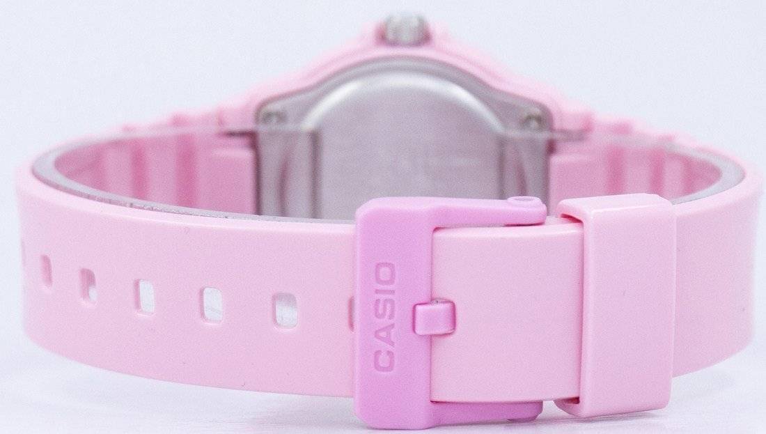 Alt View 2. Casio - Analog Quartz LRW-200H-4B2VDF Resin Strap Pink Women's Watch 100M - Pink,White.