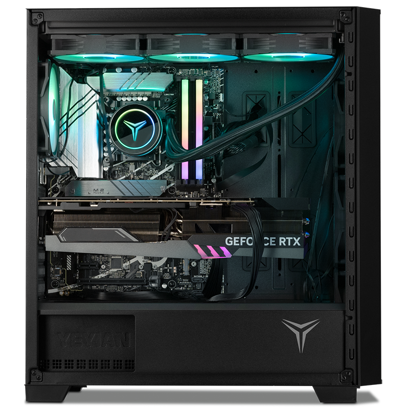 Kee PC YEYIAN Gaming PC Phoenix Mesh YPI PM285KD 5901N black YPI