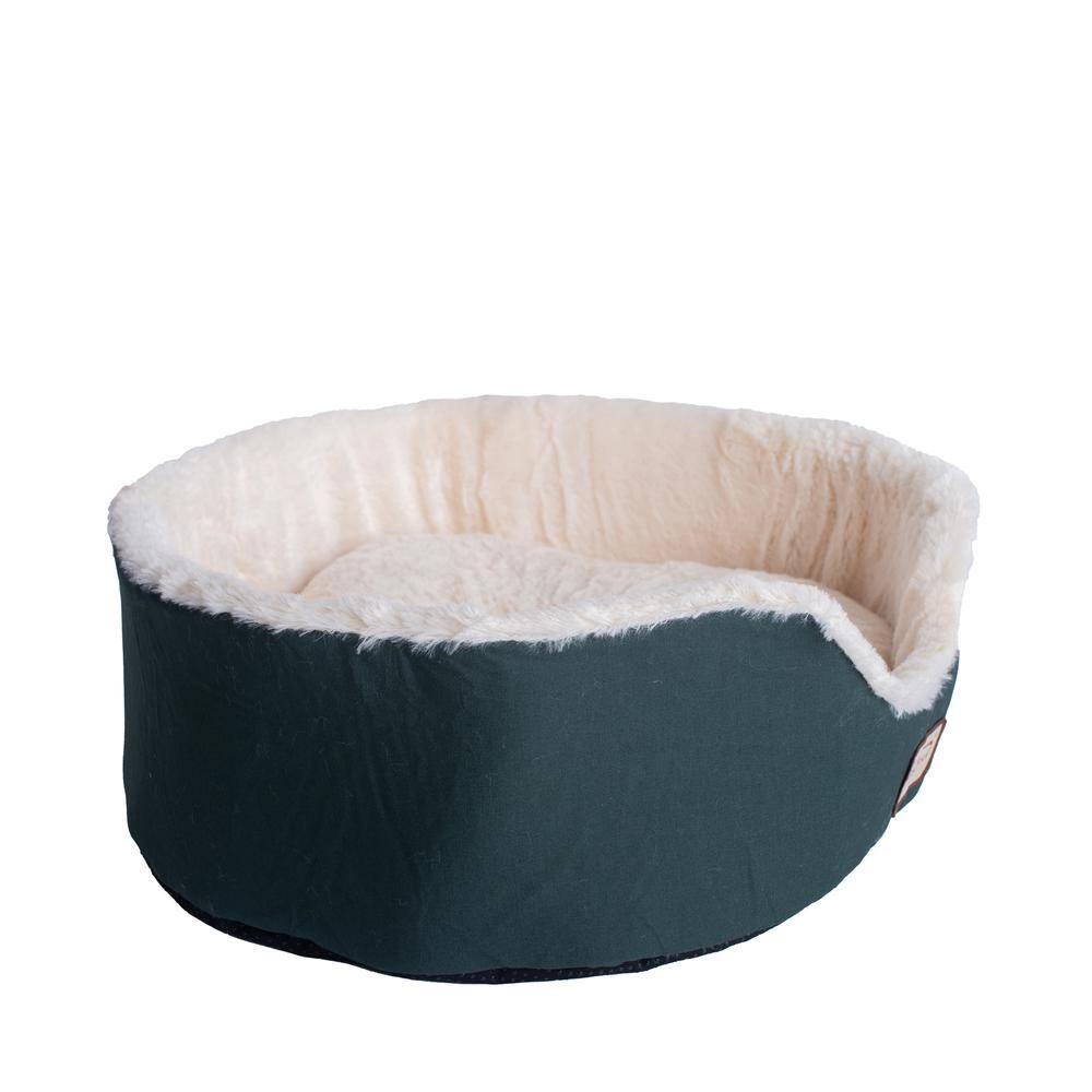 Angle. Armarkat - Pet Bed Laurel Green And Ivory - Green.
