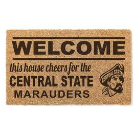 Jardine - Central State Marauders 18" x 30" Welcome Doormat - Brown
