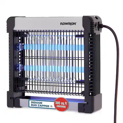 FLOWTRON INDOOR BUG ZAPPER
300 sq.ft COVERAGE