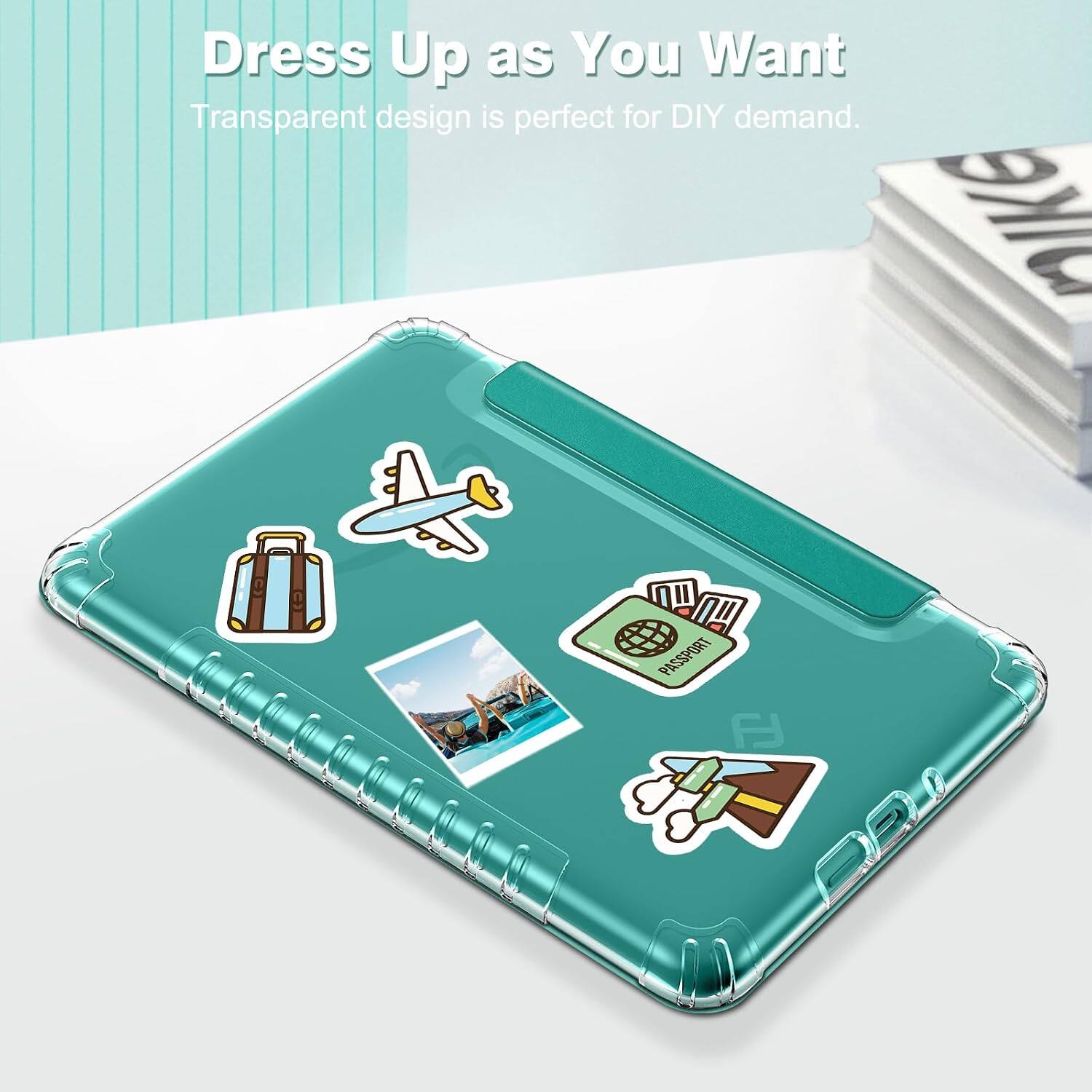 Dress Up as You Want  
Transparent design is perfect for DIY demand.