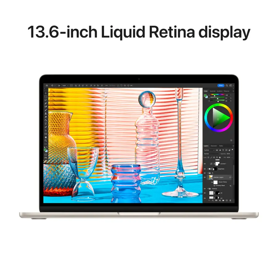 13.6-inch Liquid Retina display.