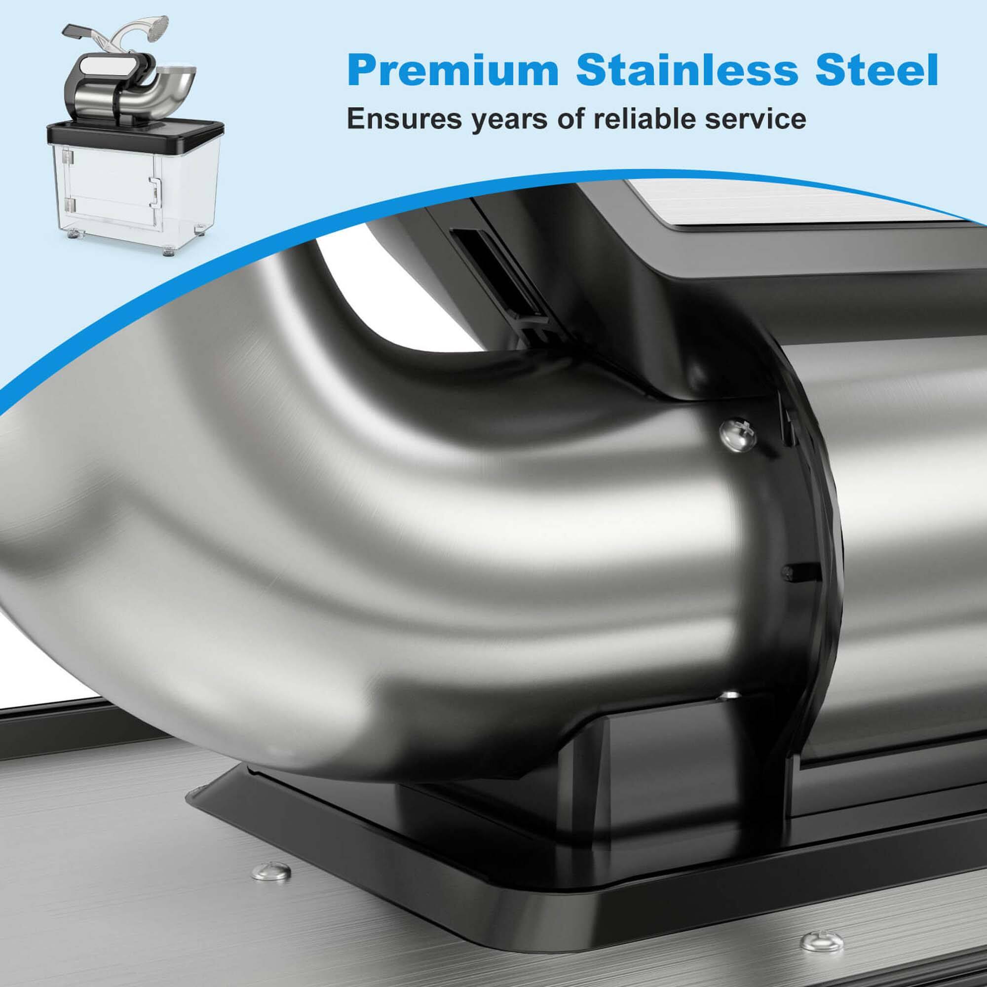 Premium Stainless Steel Ensures Years of Reliable Service