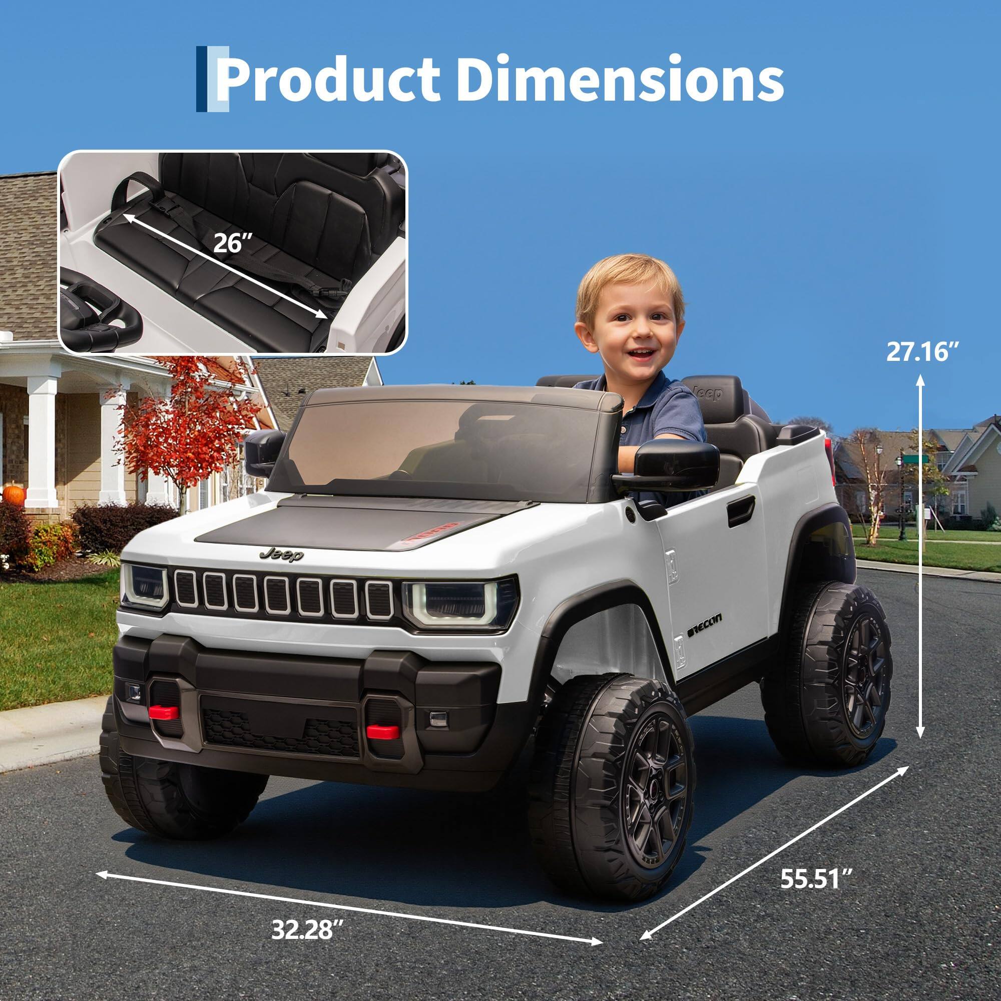 Product Dimensions

- 26"
- 27.16"
- 32.28"
- 55.51"