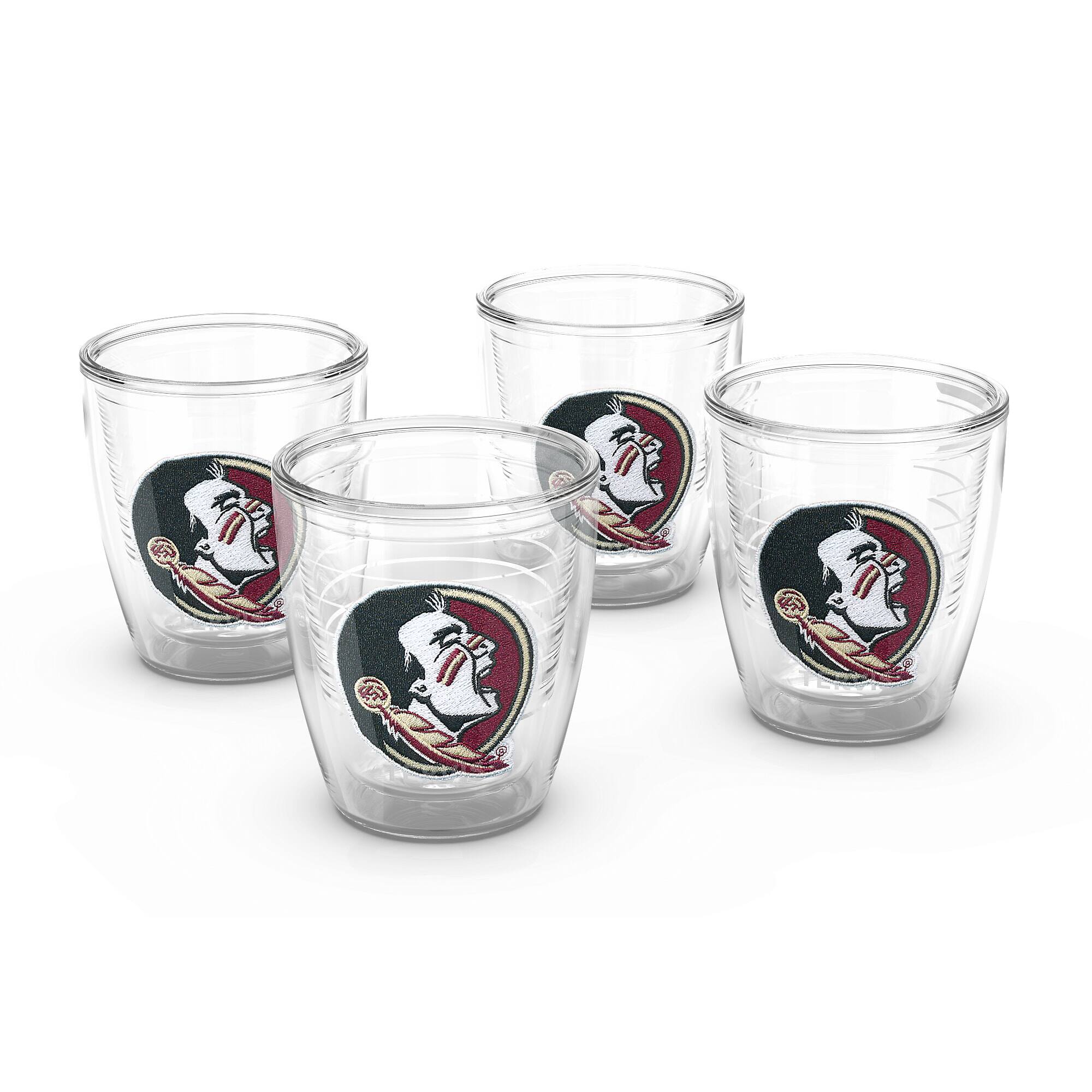 Front. Tervis - Florida State Seminoles 4-Pack 12oz. Emblem Tumbler Set - Multicolor.