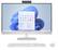 Alt View 6. HP - HP 24 All-in-One 23.8 FHD Display (i5-1334U, 16GB, 1TB SSD, Intel UHD, WiFi 6, Webcam, Win 11 Pro) w/USB Hub - Shell White.
