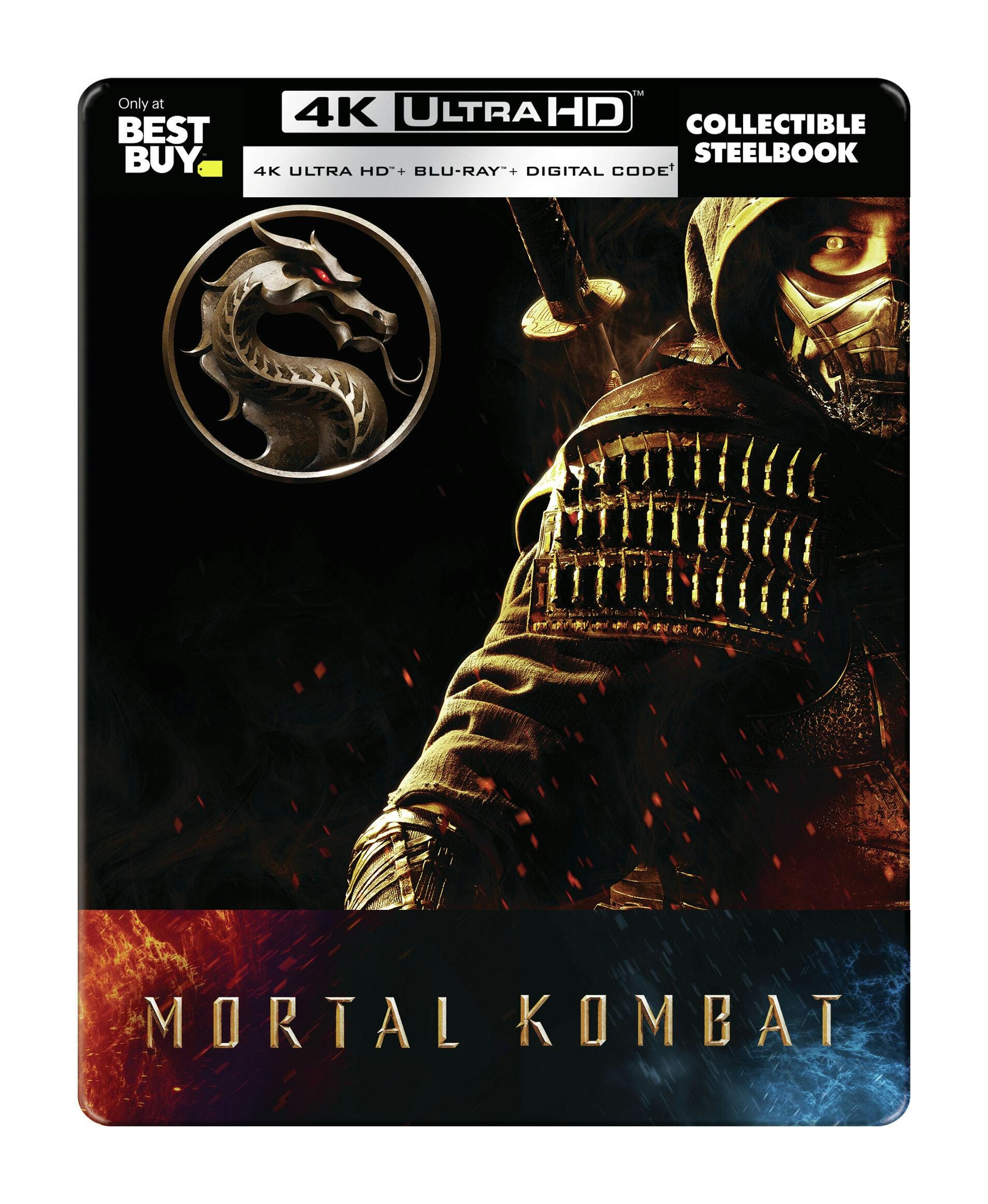 Front. Mortal Kombat (Limited Edition 4K Ultra HD Steelbook + Blu-ray) [UHD].