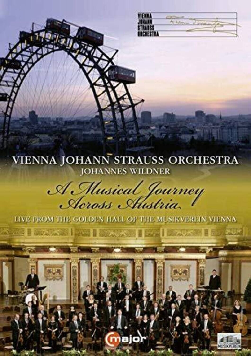 Front. Wildner  Vienna Johann Strauss Orchestra - Musical Journey Across Austria    - DVD.
