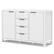 Angle. Simpli Home - Hollander Sideboard Buffet - White.
