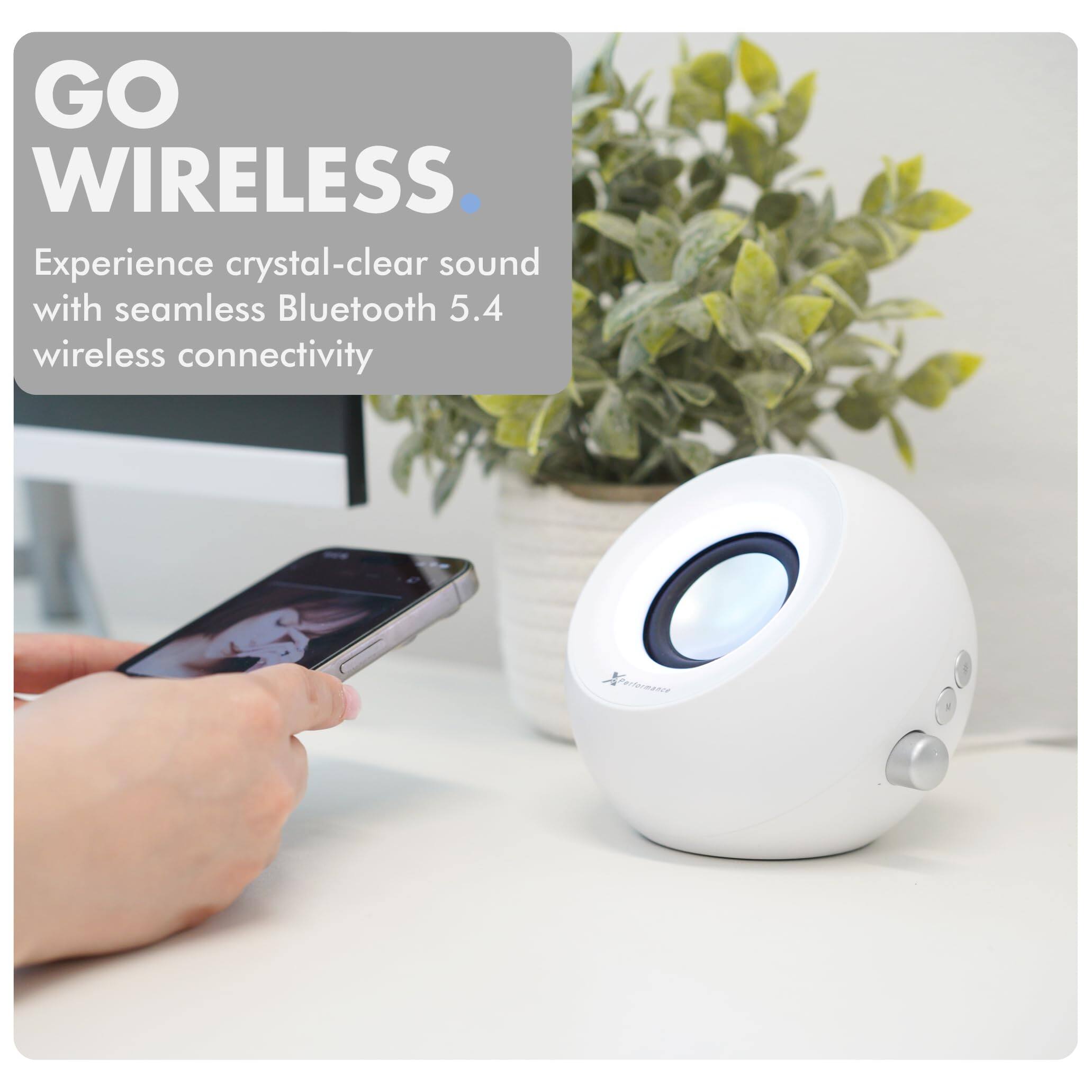 GO WIRELESS

Experience crystal-clear sound with seamless Bluetooth 5.4 wireless connectivity