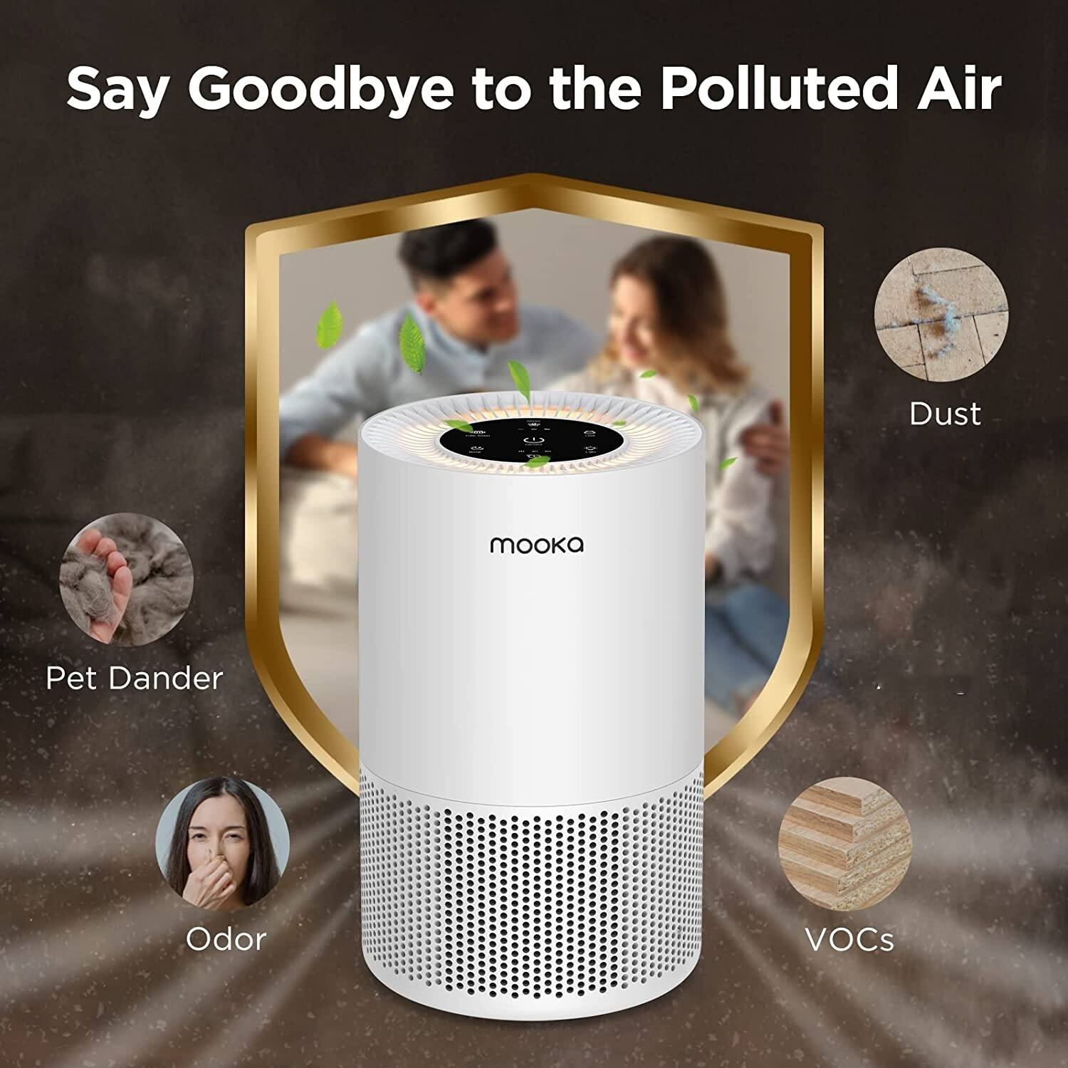 Say Goodbye to the Polluted Air

- Dust
- Pet Dander
- Odor
- VOCs