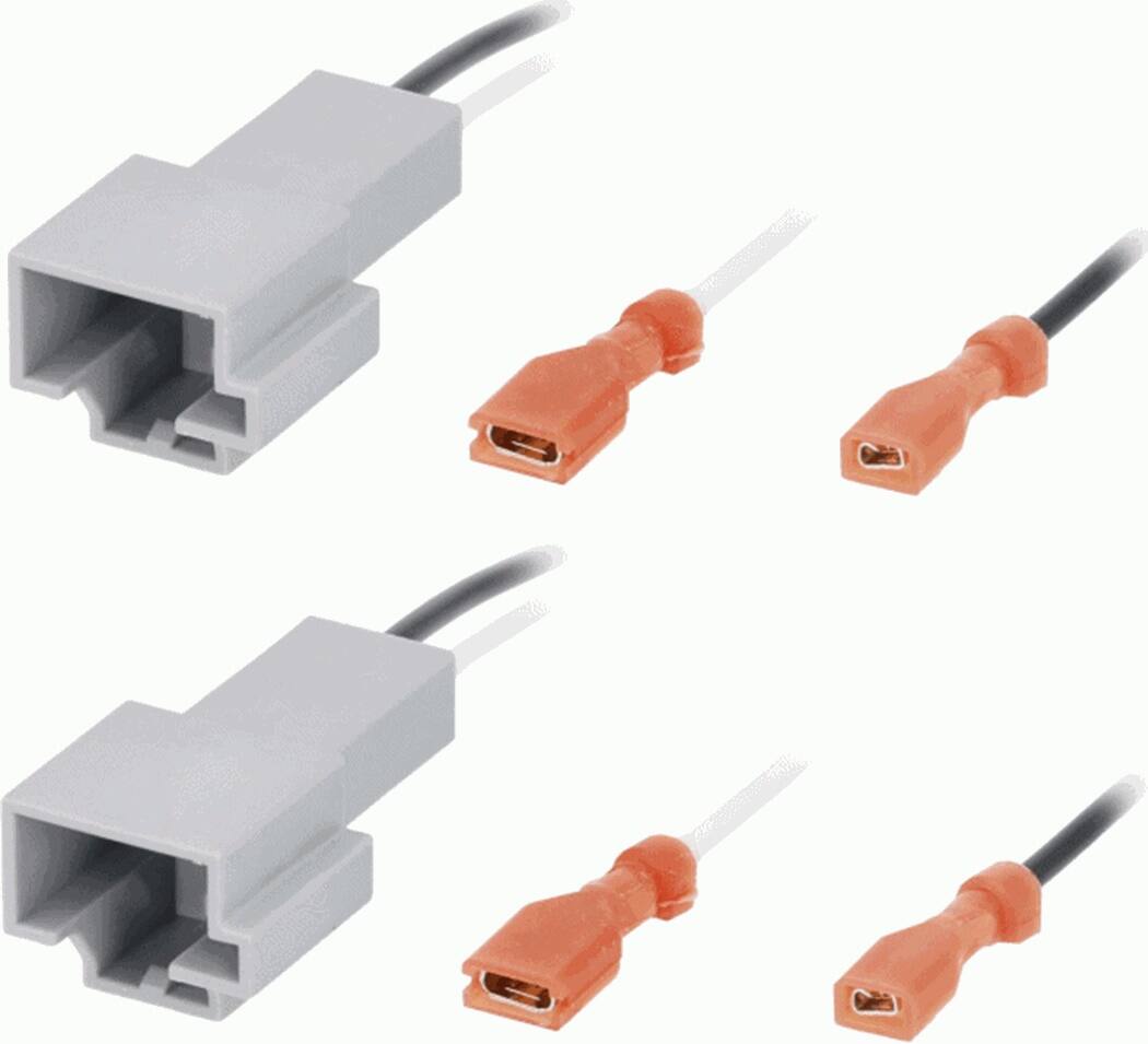 Left. Metra - Speaker Harness for Select 2000-2022 Volvo Vehicles (2-Pack) - Multi.