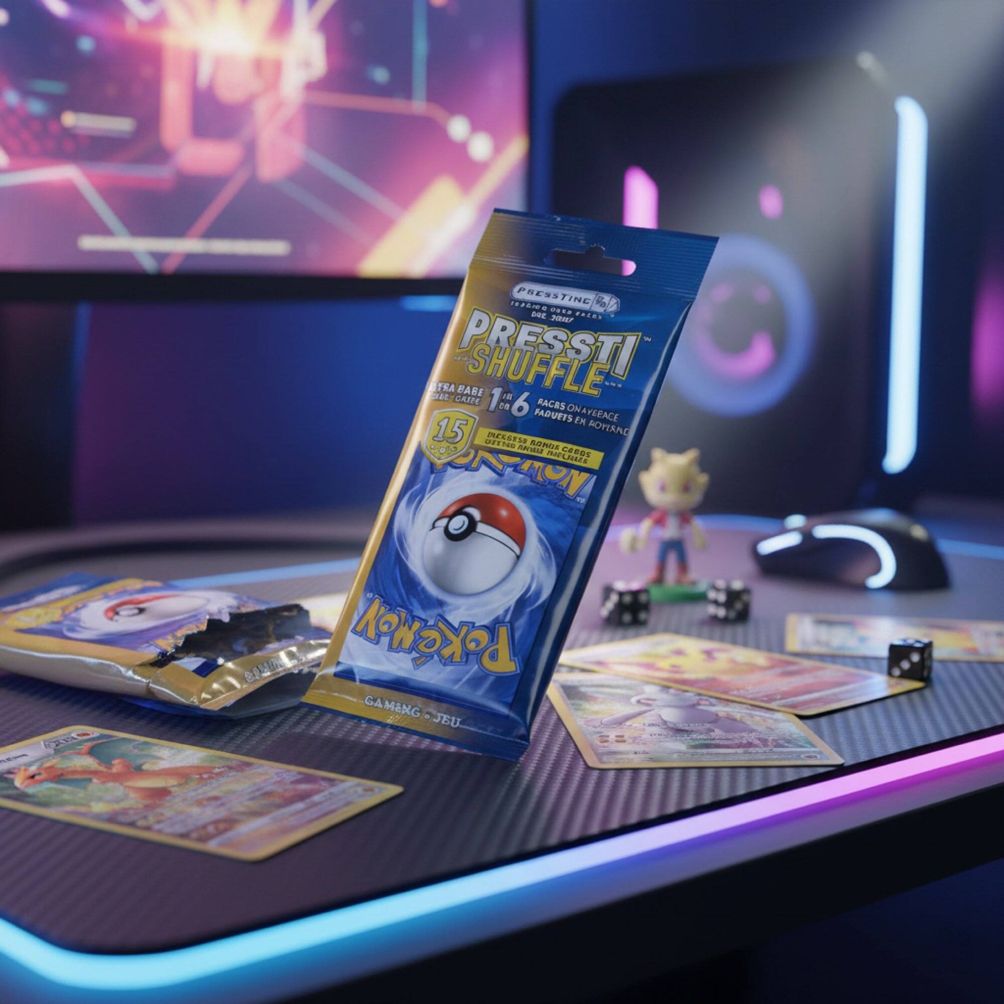 1126m PRESTINE TINE DRE .... ..S AP - PRESTI SHUFFLE TRA EABE prae CATPE E 1:6  FARUETS PACES ONAYEEACE EN 15 ROYTAND U1TOE PSES 013  KamIr MELHAA CRROS AY BANE PoKeMoy GAMING JEU