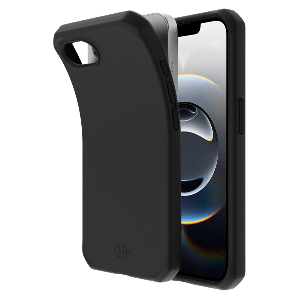 Front. Itskins - SPECTRUM // BOLD Case for Apple iPhone 17e - Black.