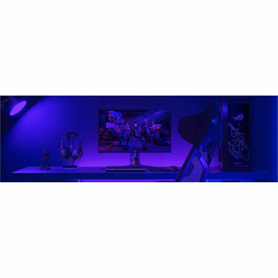 Alt View 8. ASUS - Asus ROG Strix XG27AQDMG 27" Class WQHD Gaming OLED Monitor - 16:9 - Black - 26.5" Viewable - WOLED - 2560 x 1440 - Black.