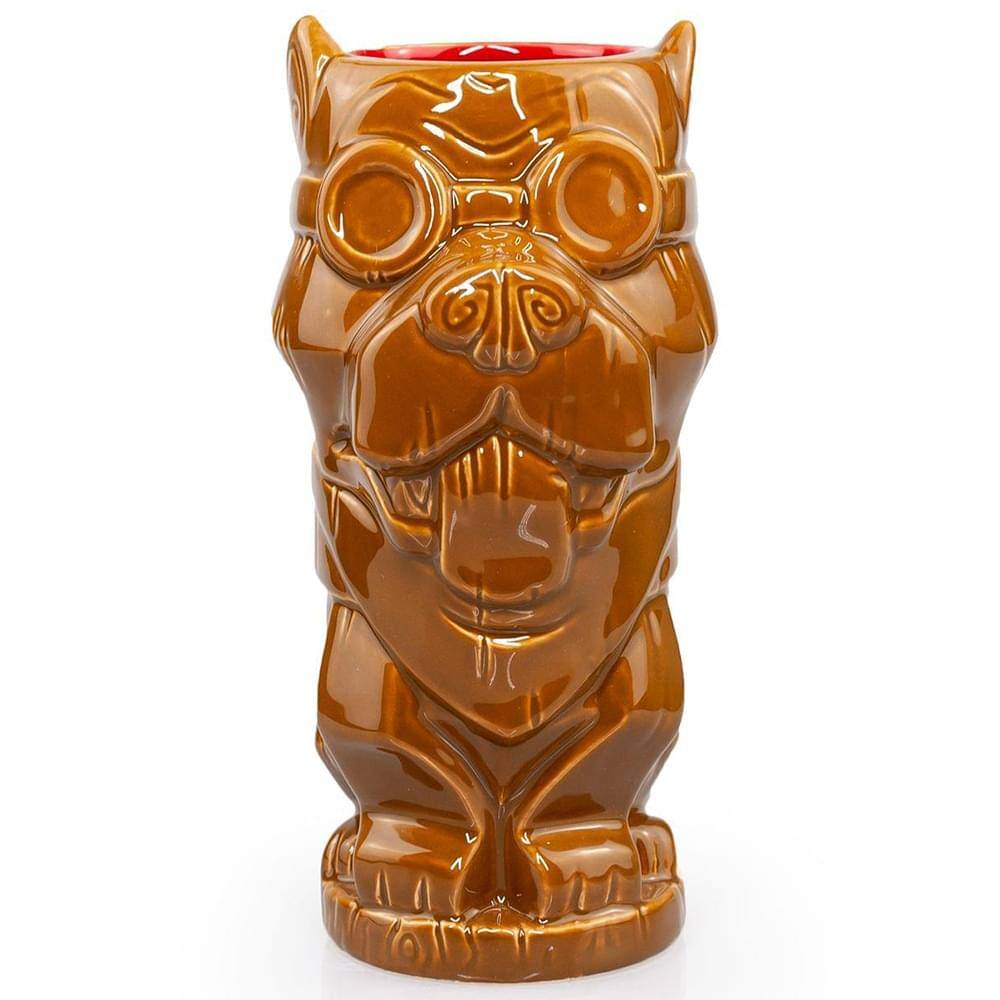 Front. Fallout - Geeki Tikis Fallout Dogmeat Mug | Crafted Ceramic | Holds 14 Ounces - Brown.