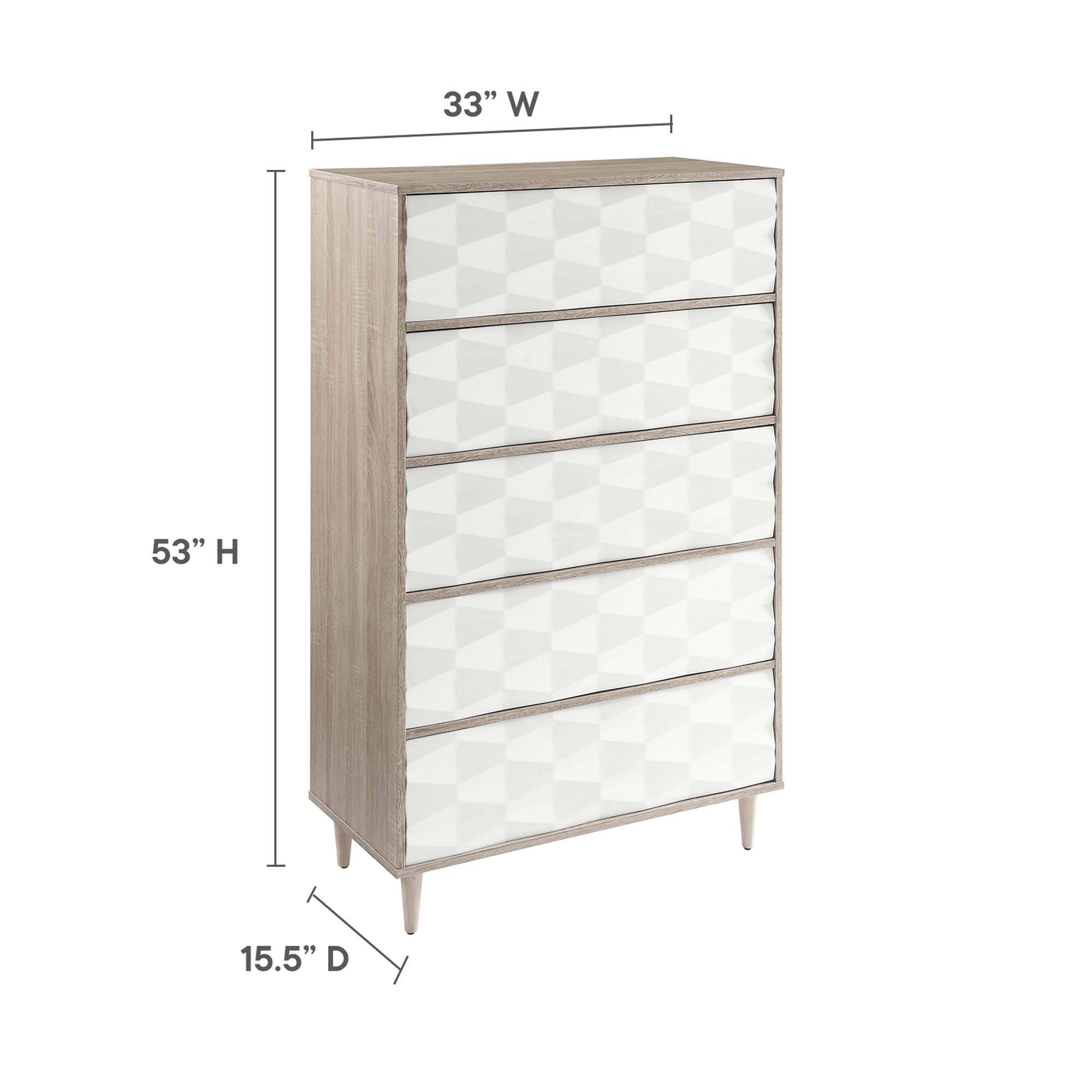 33" W x 53" H x 15.5" D