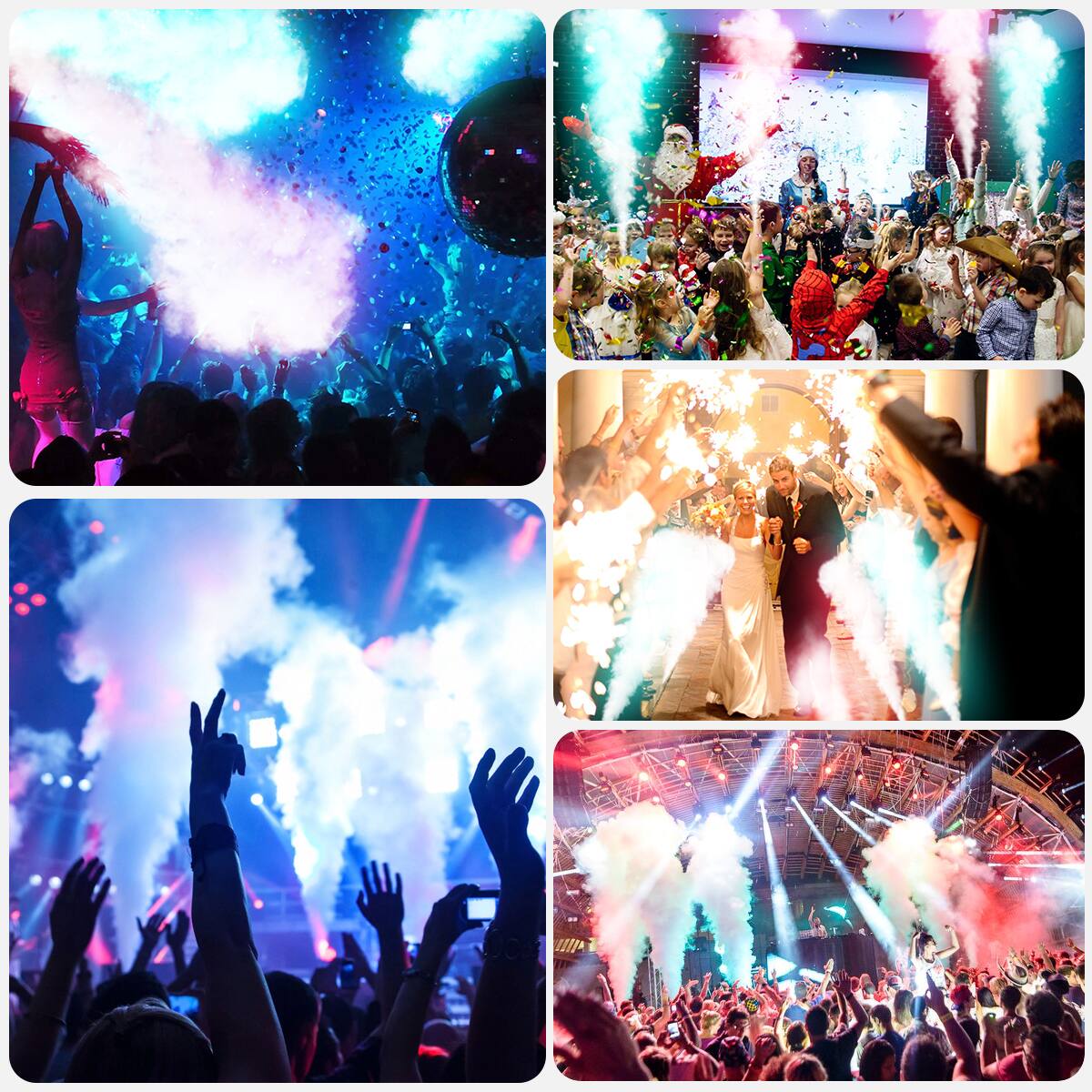 Alt View 2. Topteng - 400W Mini Fog Machine with Wireless Remote -Portable Smoke Machine,0.75L Tank,6000 CuFt/Min,for Party Wedding Stage Club.