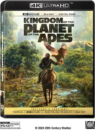 Front. Kingdom of the Planet of the Apes - 4K Blu-Ray.