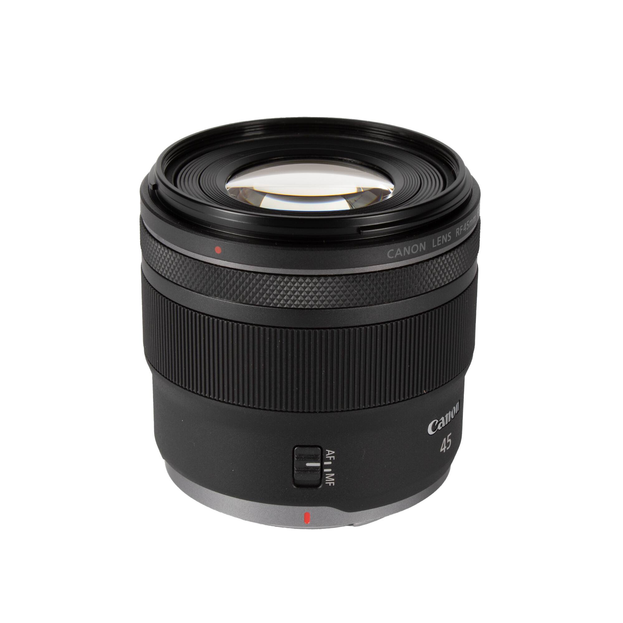 CANON LENS RF45mm  
CANON 45  
AF/MF