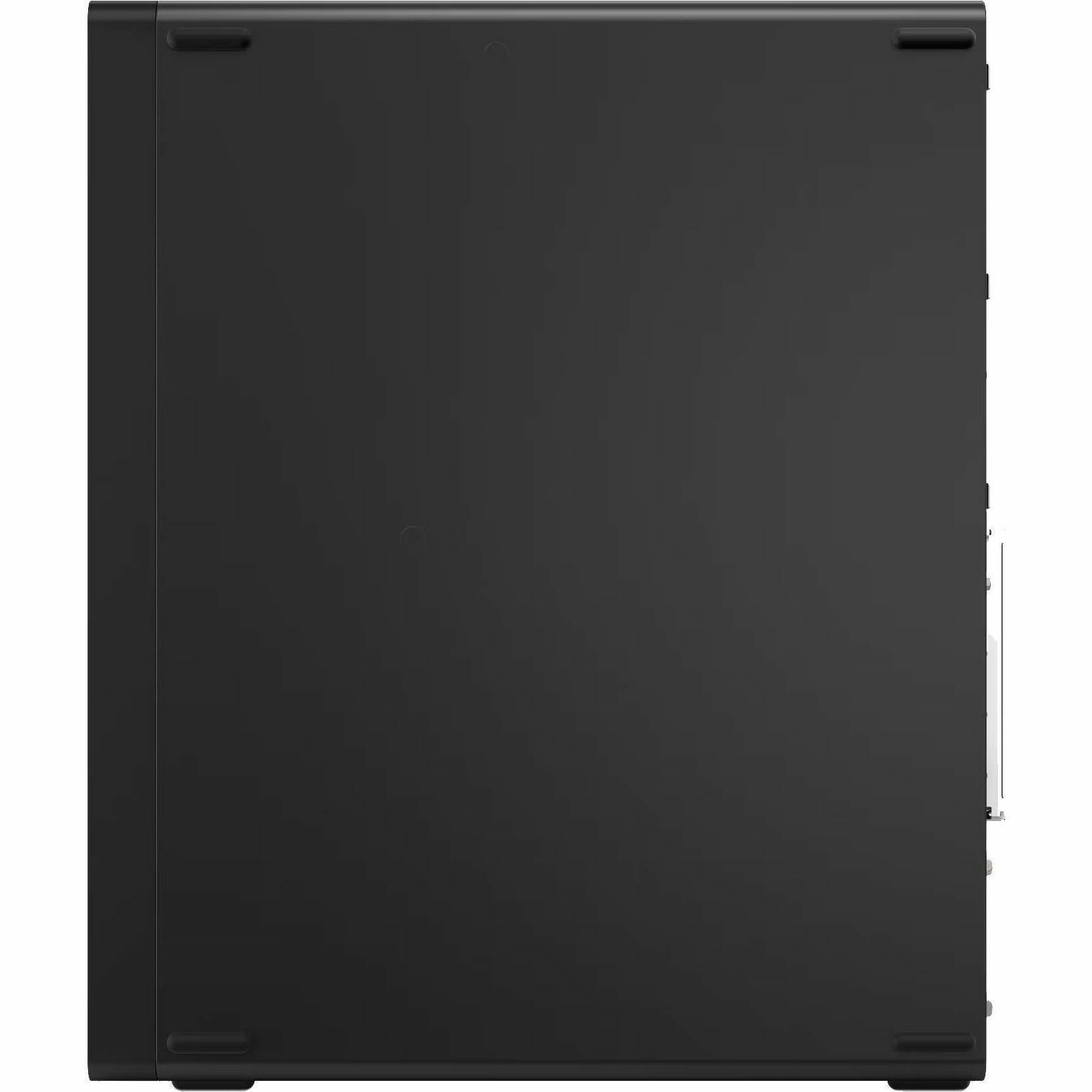 Alt View 2. Lenovo - Lenovo ThinkCentre M70s Gen 6 12YK000QUS Desktop Computer - Intel Core Ultra 7 2nd Gen 265 - vPro Technology - 16 GB - Black.