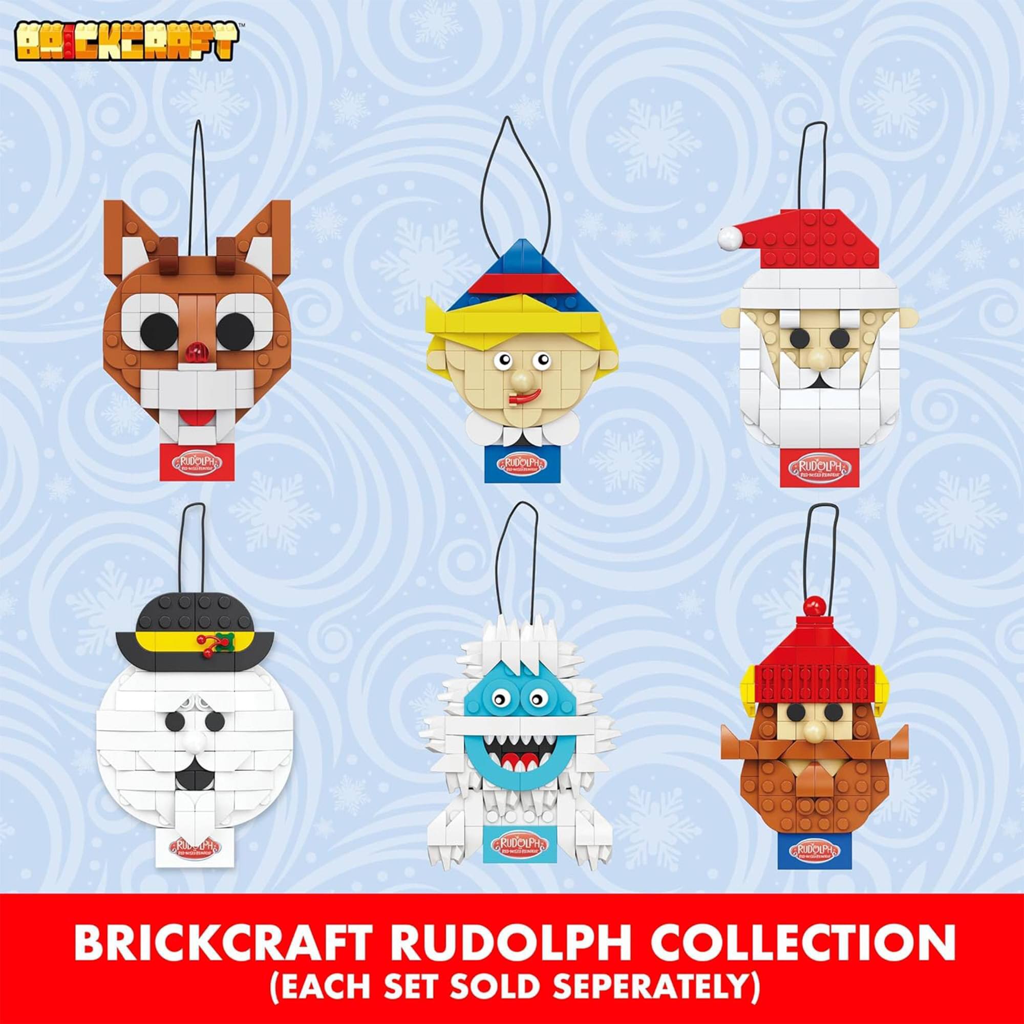 BRICKCRAFT RUDOLPH COLLECTION (EACH SET SOLD SEPERATELY)