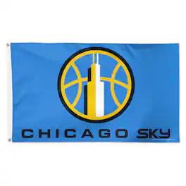 WinCraft - Chicago Sky 3' x 5' Deluxe Flag - Multicolor