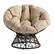 Front. OSP Home Furnishings - Papasan Chair - Cream.