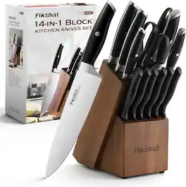 Livingo - 14-Piece Knife Block Set