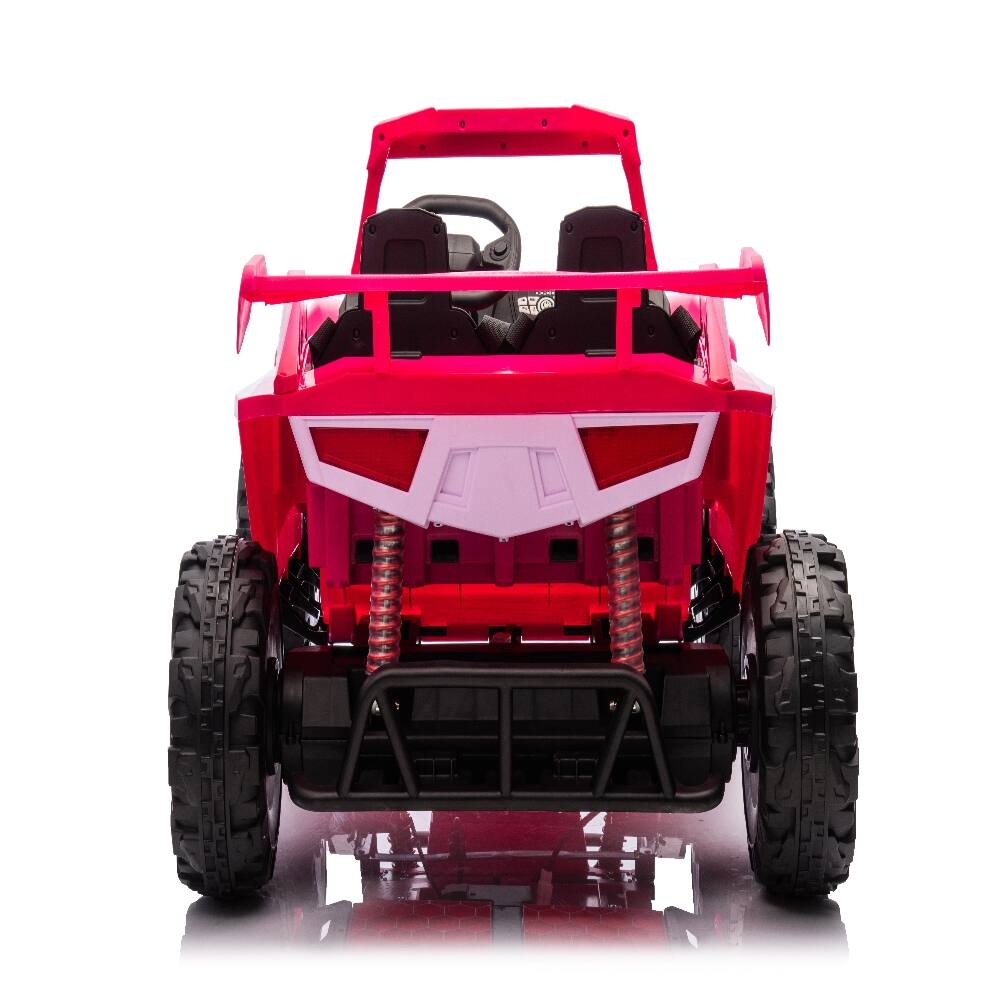 Back. Ropilly - Ropilly 24v 2 seater ride on car, kids 4x4 off-road utv with 4x200w motors, pink ride on car with remote control.