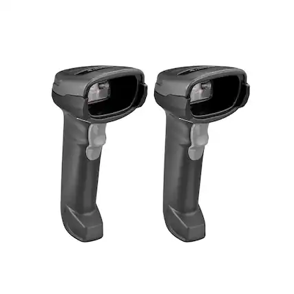 Front. Zebra - Zebra DS2278 Omnidirectional Cordless Handheld Imager Kit (Black, 2-Pack).