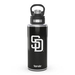 Tervis - San Diego Padres 32oz. Carbon Fiber Wide Mouth Bottle - Multicolor