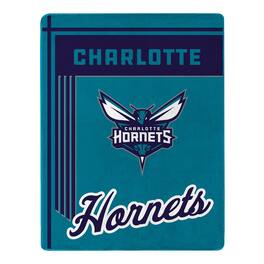 Sweet Home Collection - NBA Charlotte Hornets 46" x 60" Microfiber Plush Throw Blanket - Blue