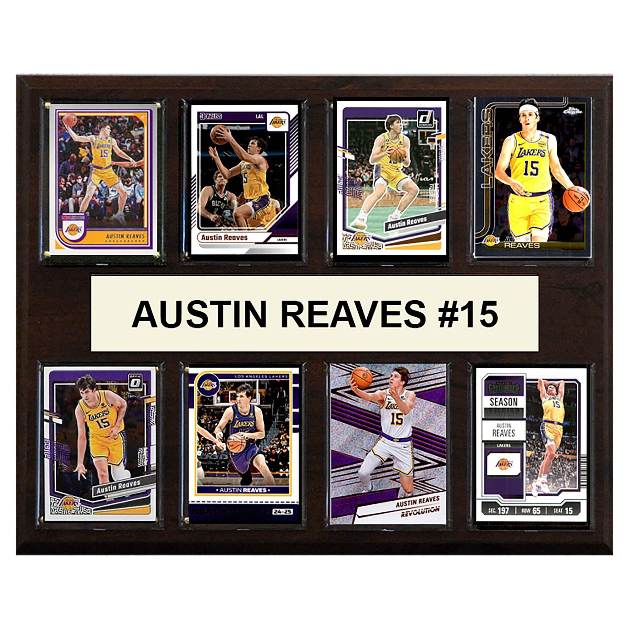 "C&I Collectibles - Austin Reaves Los Angeles Lakers 12"" x 15"" Trading Card Plaque - Multicolor" price history on PriceWatchPro