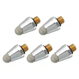 Unique Bargains - 5pcs 5mm Fiber Fine Tips Professional Replacement High Precision for 2 in 1 Stylus Pen Capacitive Touch Screen Devices - Silver