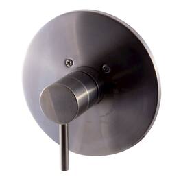 Alfi - Brushed Nickel Pressure Balanced Round Shower Mixer - Silver