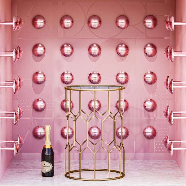Angle. Click365 - Click365 Side Accent Table - Bronze.