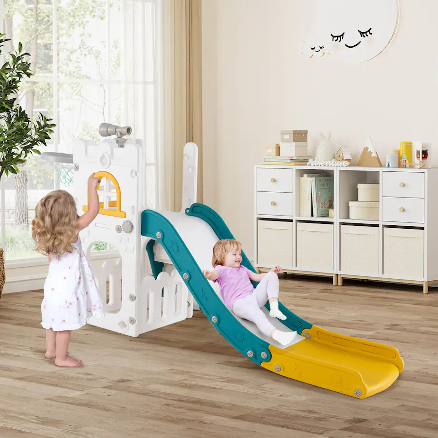 COSTWAY Planche D'Équilibre Enfant 6 En 1 Bois Bambou - Balance Board Incurvée Charge 150kg Pour 19 Mois+