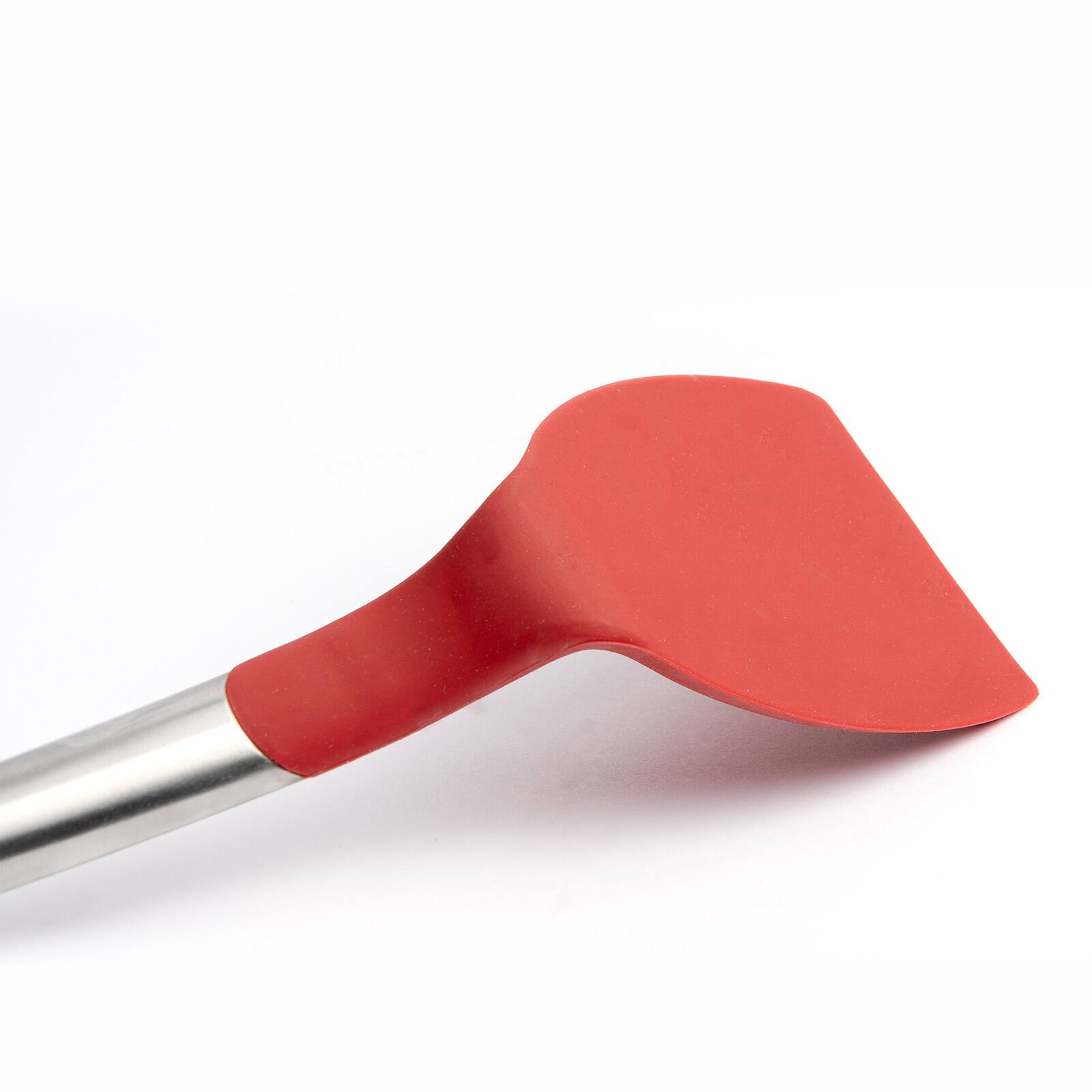 Alt View 2. Cuisipro - Silicone & Stainless Steel Wok Turner, Red - Red.
