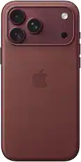 Front. Apple - iPhone 18 Pro Max TechWoven Case with MagSafe - Burgundy.