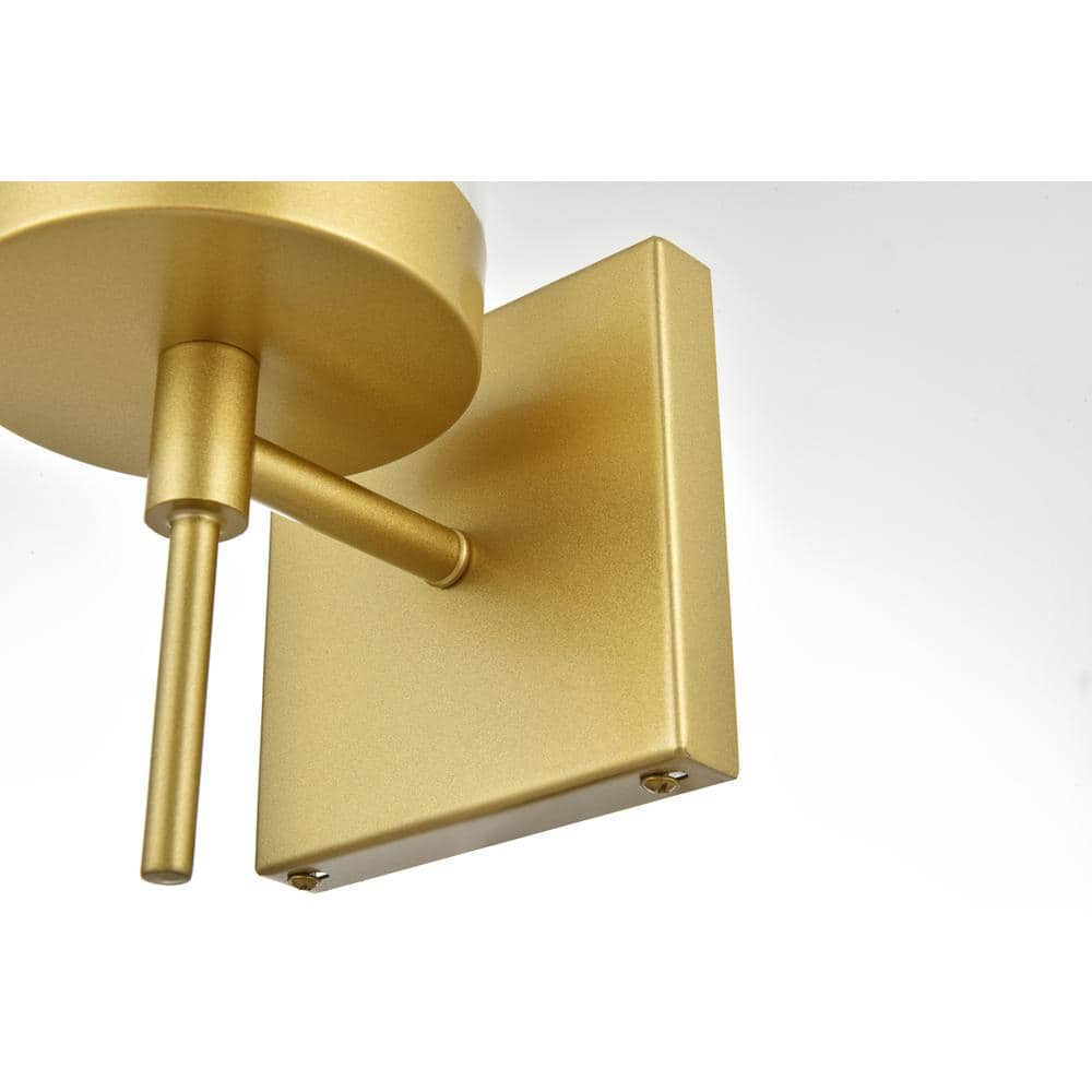 Living District - Benny 1 light Bath Sconce - Brass And Clear price history on PriceWatchPro