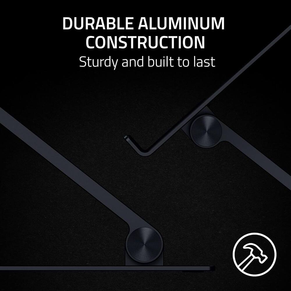 DURABLE ALUMINUM CONSTRUCTION  
Sturdy and built to last