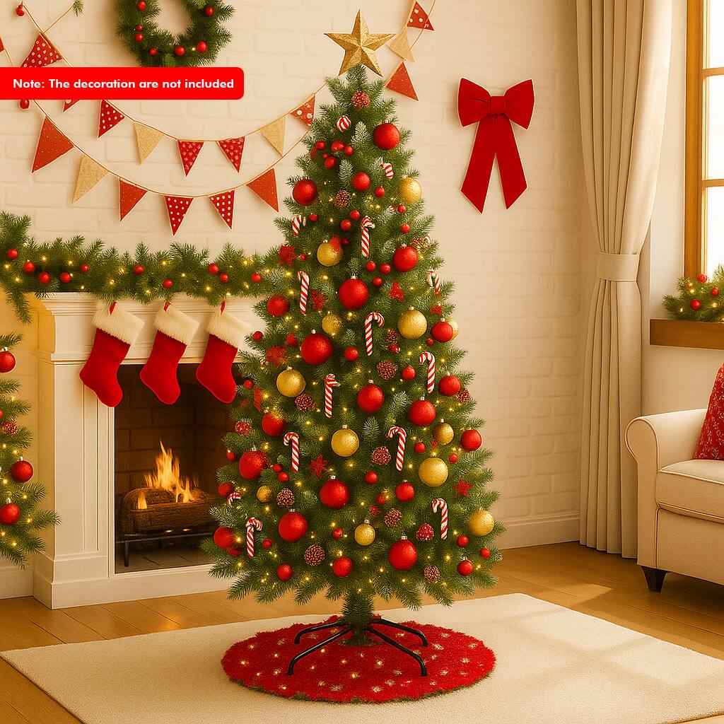 Note: The decorations are not included