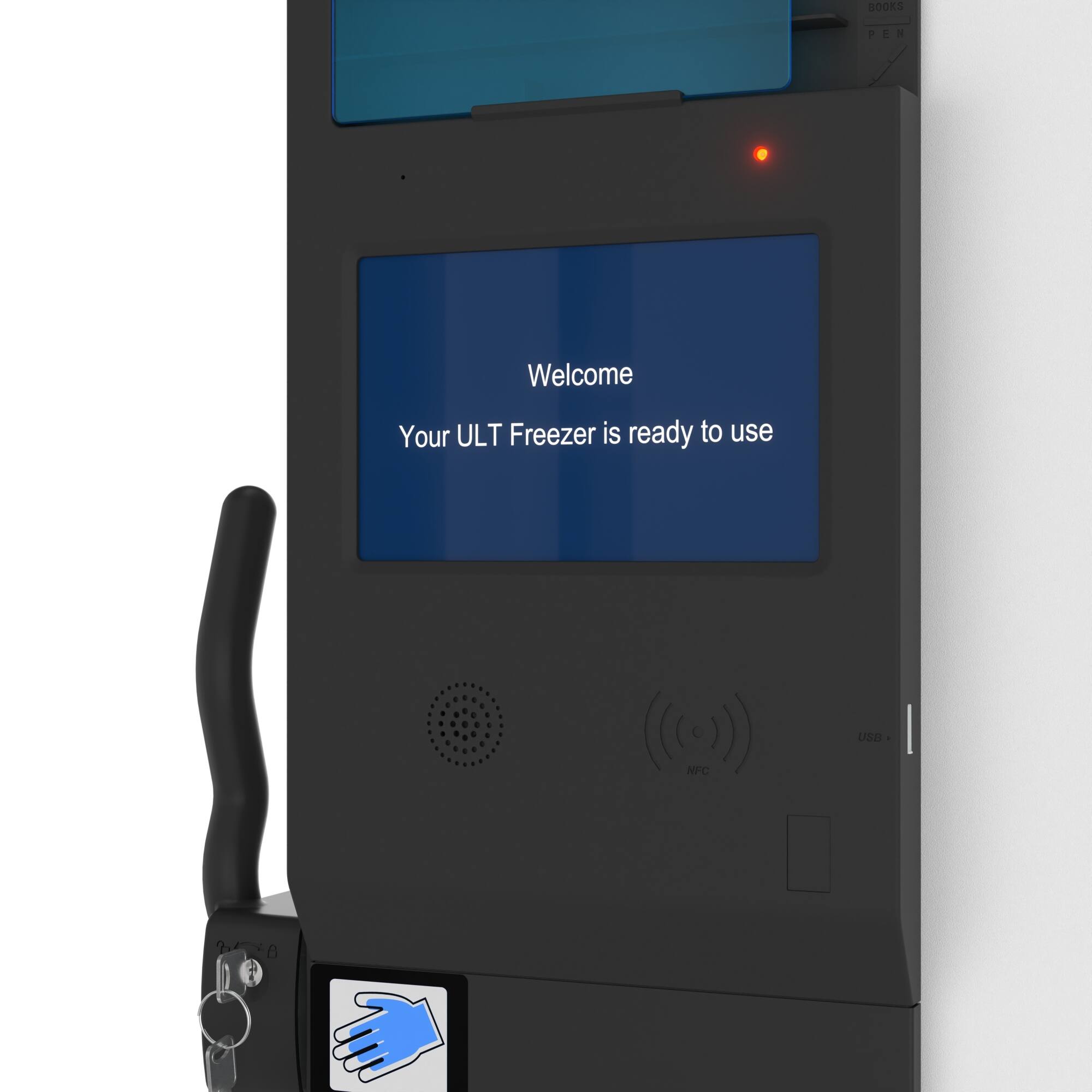 BOOKS - E 1

Welcome  
Your ULT Freezer is ready to use

USE NFC B 0