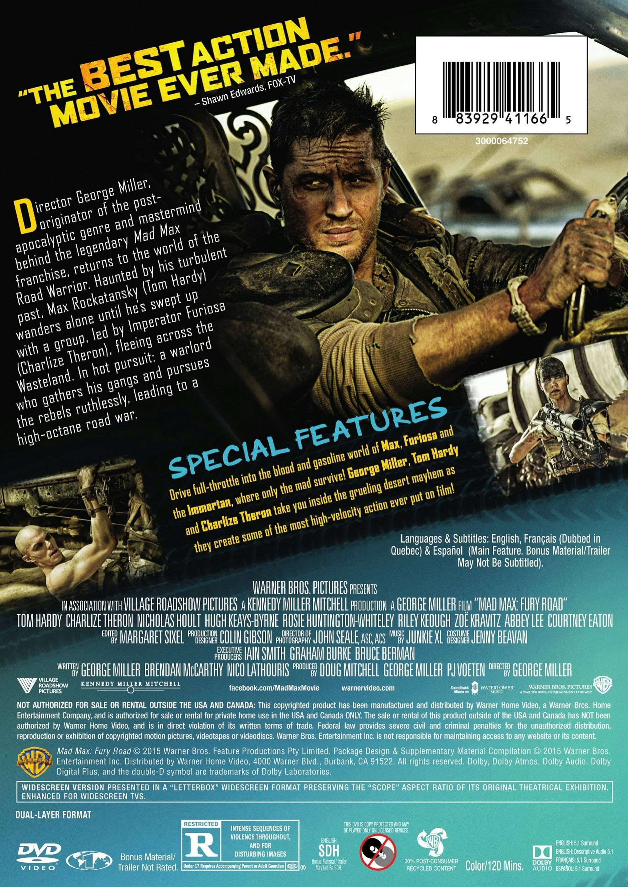 Angle. Mad Max: Fury Road [DVD].