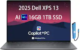 Dell - XPS 13 9345 13.4" WUXGA 120Hz Laptop - Qualcomm Snapdragon X Plus with 16GB RAM - 1TB SSD - Win 11Pro