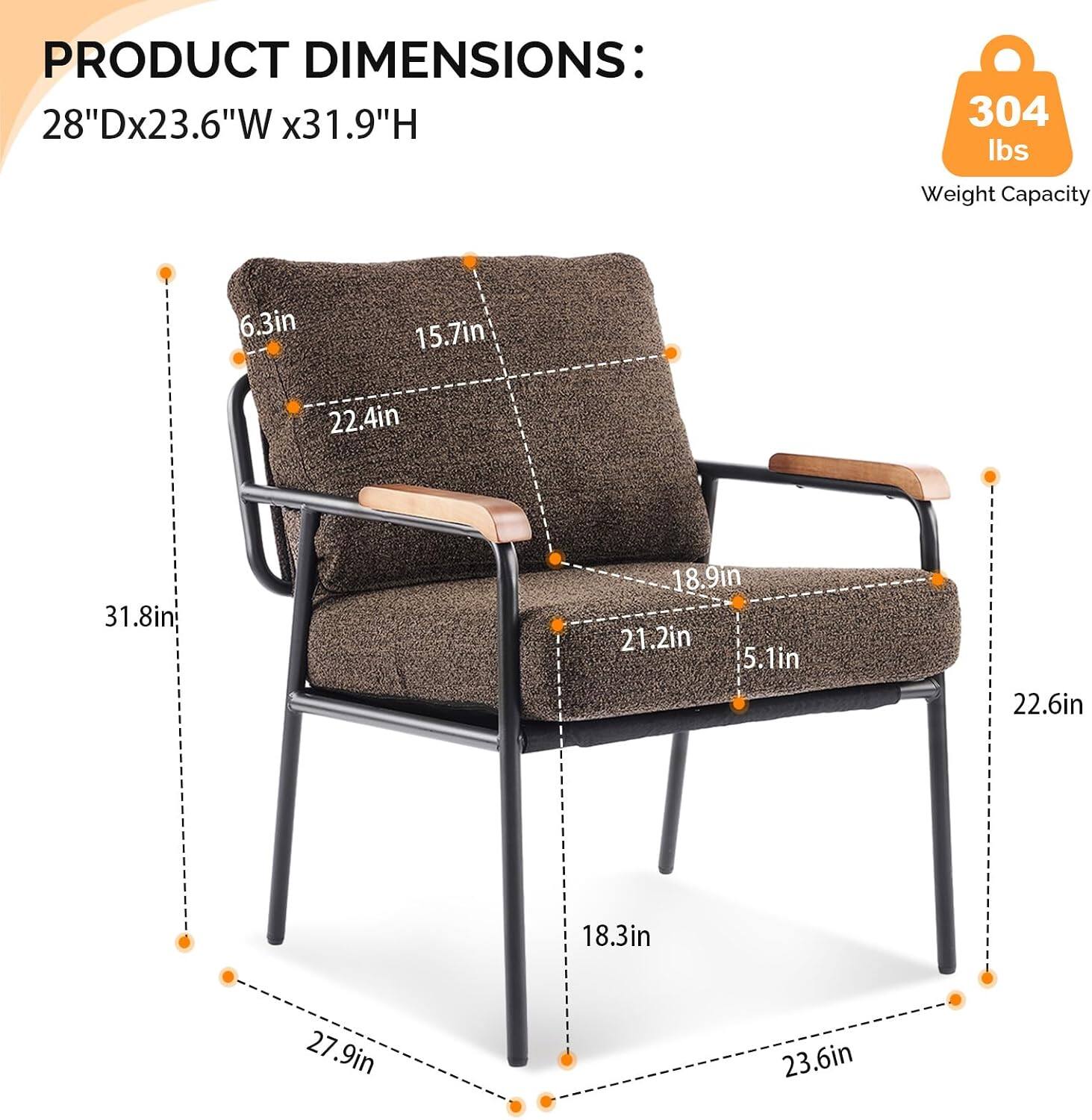 PRODUCT DIMENSIONS: 28"Dx23.6"W x31.9"H

304 lbs
Weight Capacity

6.3in 15.7in 22.4in
31.8in
18.9in 21.2in 5.1in
22.6in
18.3in
27.9in
23.6in